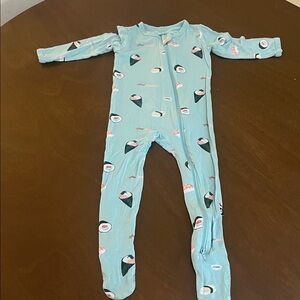 Kyte BABY Blue Sushi Print Kids Pajamas